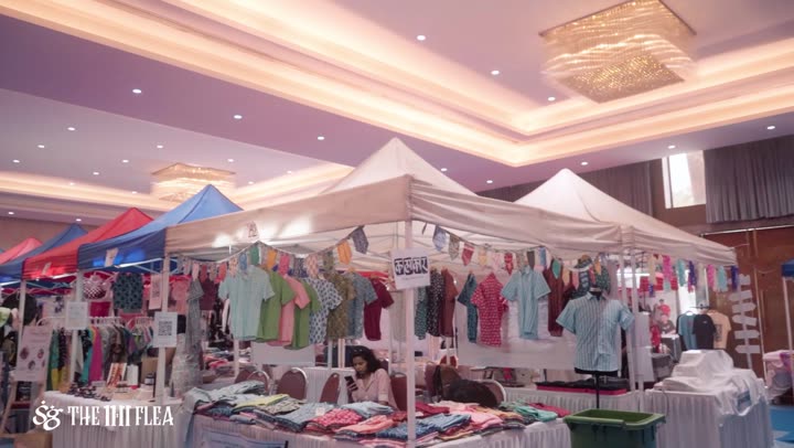 Stalls at the Flea